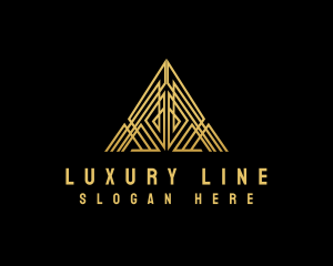 Luxury Pyramid Triangle logo design