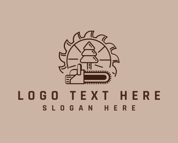 Logging logo example 4
