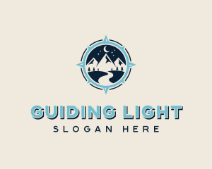 Mountain Compass Camping logo design