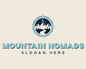 Mountain Compass Camping logo design