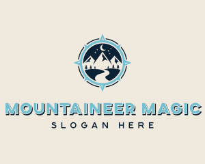 Mountain Compass Camping logo design