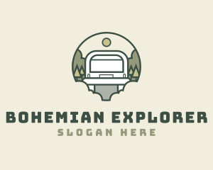 Explore Outdoor Van logo design