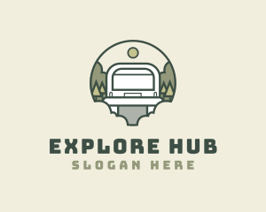 Explore Outdoor Van logo design