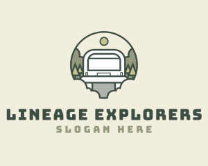 Explore Outdoor Van logo design