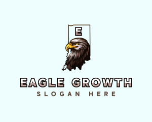 American Bald Eagle logo design