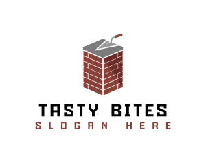 Masonry Trowel Bricks Builder Logo