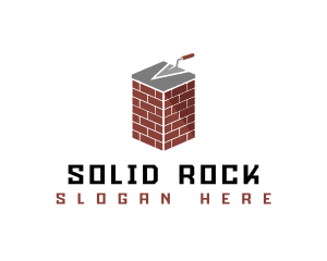 Masonry Trowel Bricks Builder logo design