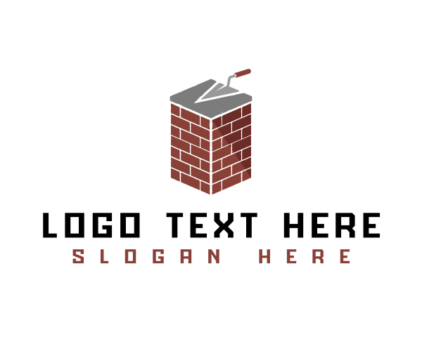 Masonry Trowel Bricks Builder logo