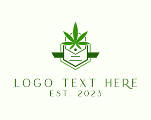 Organic Marijuana Cannabis logo