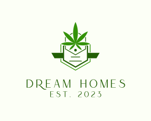 Organic Marijuana Cannabis logo