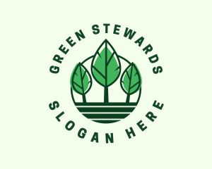 Green Leaf Nature logo design