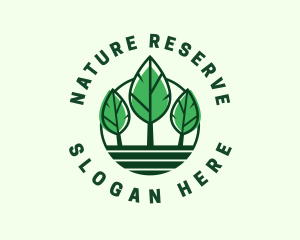 Green Leaf Nature logo design