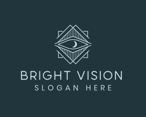 Vision Eye Moon logo design