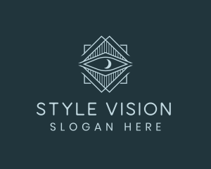 Vision Eye Moon logo design