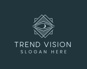 Vision Eye Moon logo design