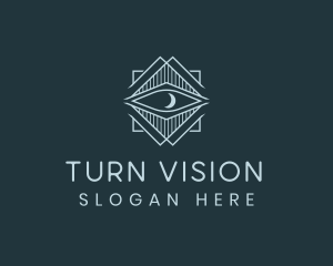 Vision Eye Moon logo design