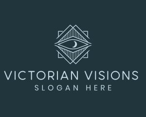 Vision Eye Moon logo design