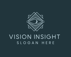 Vision Eye Moon logo design