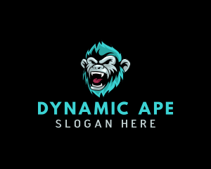 Gaming Ape Monkey logo design