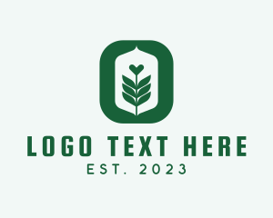 Gardening Leaf Letter O logo