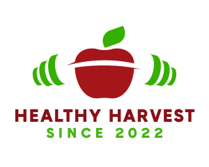 Healthy Wellness Apple logo design