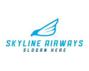 Eagle Wing Airline logo design