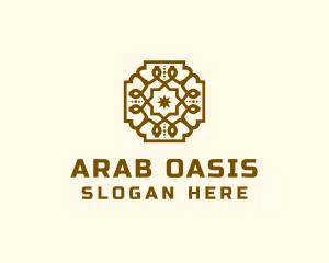 Ornamental Arabic Pattern logo design