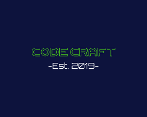 Hacker Code Wordmark logo design