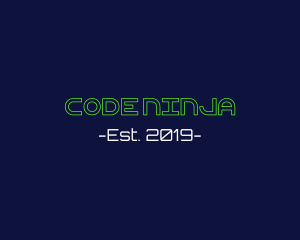 Hacker Code Wordmark logo