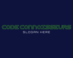 Hacker Code Wordmark logo