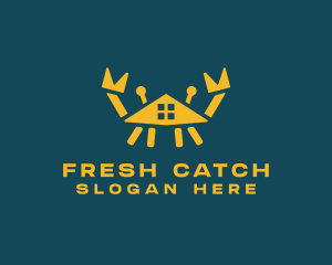 Seafood Crab Restaurant logo design