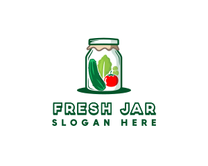 Vegetable Jar Nutrition logo design