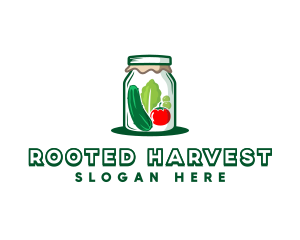 Vegetable Jar Nutrition logo design