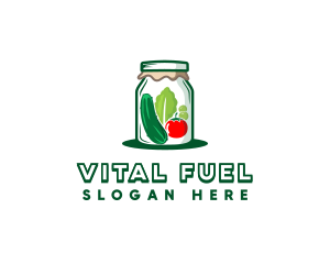 Vegetable Jar Nutrition logo design