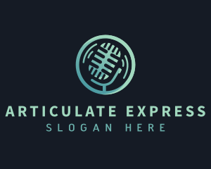 Mic Media Podcast logo design