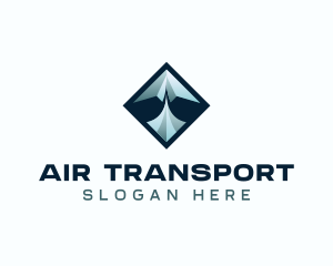 Courier Delivery Plane logo design