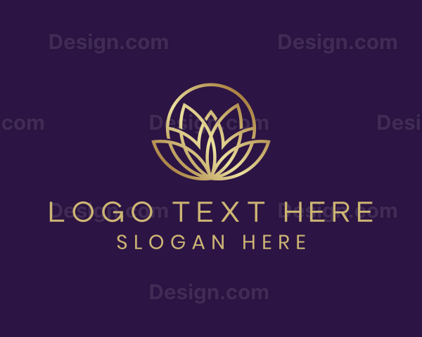 Golden Lotus Yoga Logo