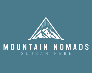 Ice Mountain Peak logo design