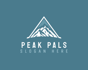 Ice Mountain Peak logo design