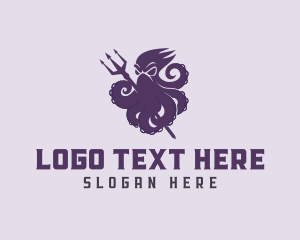Kraken Mythological Monster logo