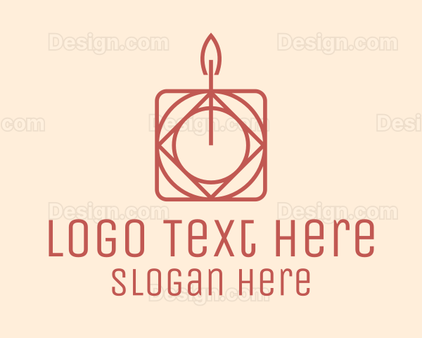 Scented Candle Pattern Logo