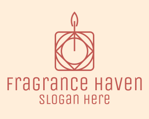 Scented Candle Pattern logo design