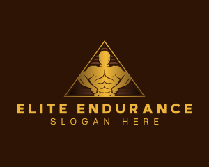 Gym Fitness Masculine Trainer logo design