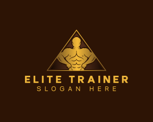 Gym Fitness Masculine Trainer logo design