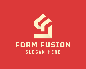 House Construction Letter F logo design