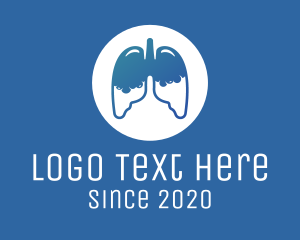Oxygen - Respiratory Lung Disease logo design