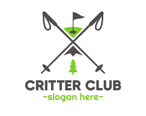 Outdoor Golf Skin Park  logo design