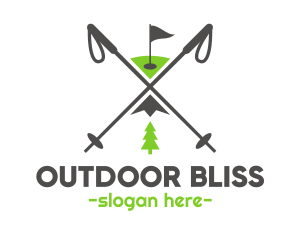 Outdoor Golf Skin Park  logo design