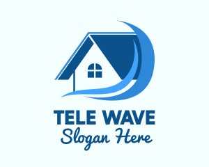 Home Realtor Waves  logo design