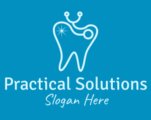 Blue Tooth Stethoscope  logo design